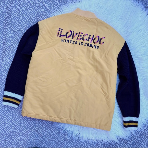 I Love Choc Hong Kong Yellow & Black Jacket S 160/84 A - Picture 5 of 5